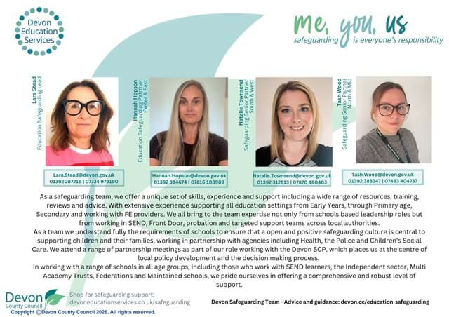 Safeguarding Team 2026 June 2026